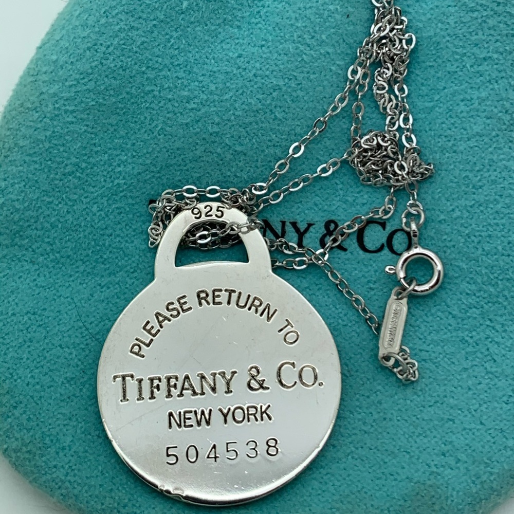 Tiffany&co 925 Return Necklace 16 Inches Long